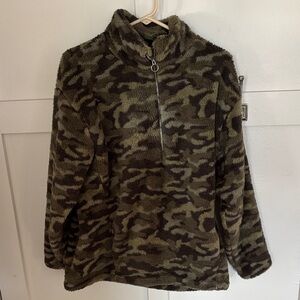 NWOT Express Fuzzy Zip up